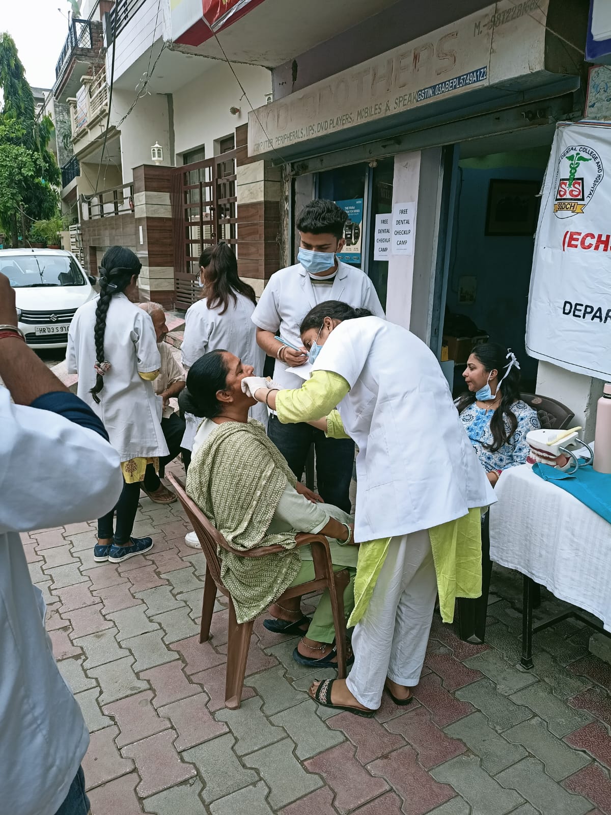 A community health check-up camp